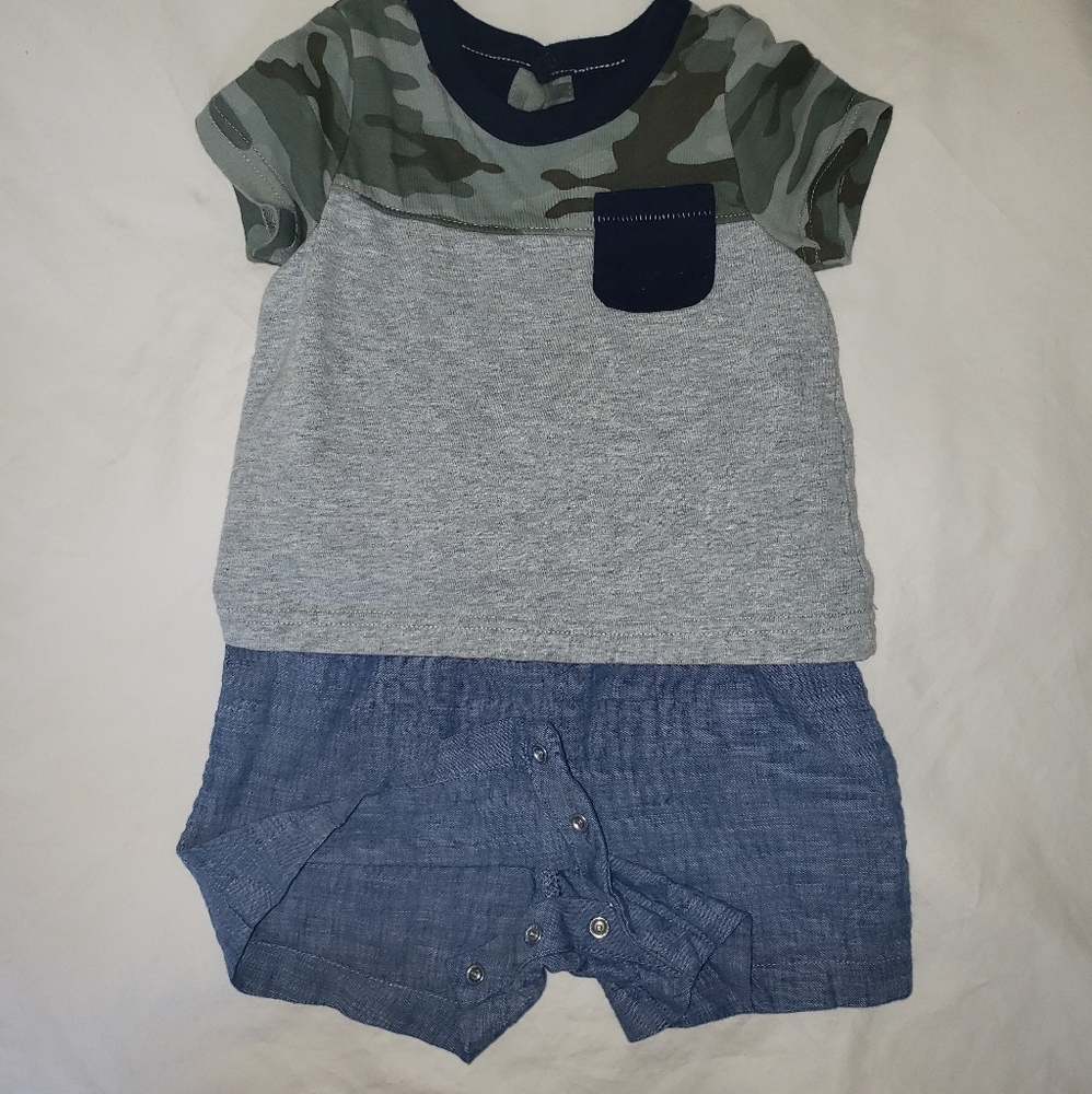 One Piece Baby Gap Camo Outfit